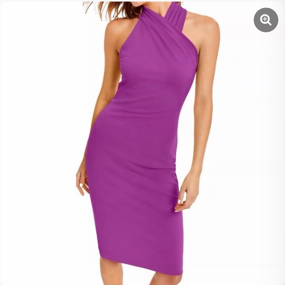 RACHEL Rachel Roy Vibrant Purple One-Shoulder Dress
